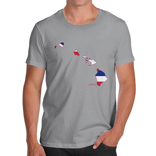Men's USA States and Flags Hawaii T-Shirt