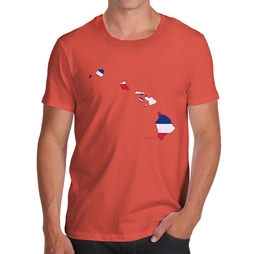 Men's USA States and Flags Hawaii T-Shirt