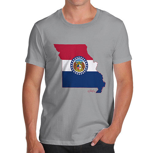 Men's USA States and Flags Missouri T-Shirt