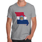 Men's USA States and Flags Missouri T-Shirt
