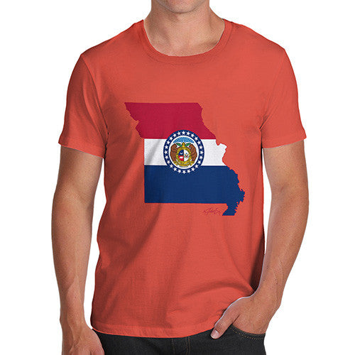 Men's USA States and Flags Missouri T-Shirt