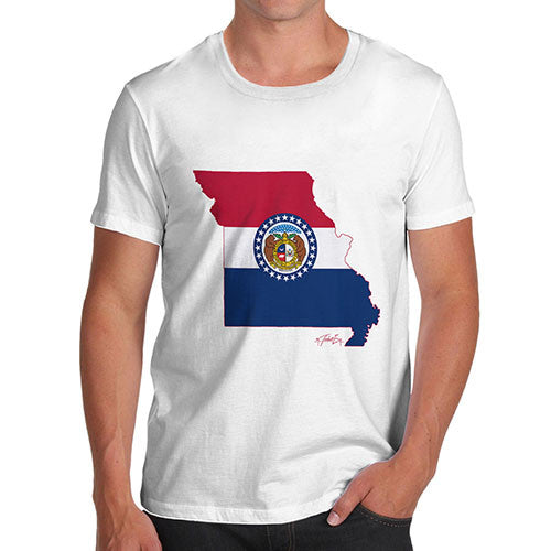 Men's USA States and Flags Missouri T-Shirt