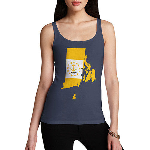 Women's USA States and Flags Rhode Island Tank Top