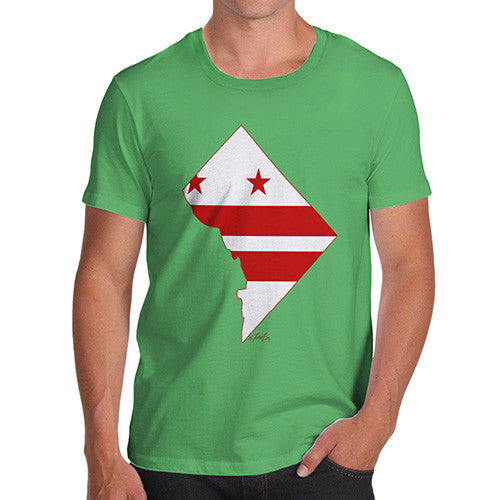 Men's USA States and Flags Washington DC T-Shirt