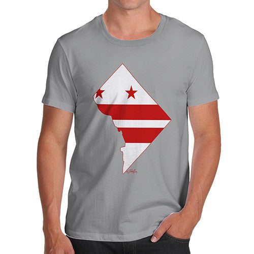 Men's USA States and Flags Washington DC T-Shirt