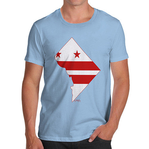 Men's USA States and Flags Washington DC T-Shirt