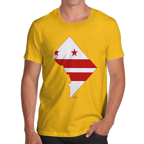 Men's USA States and Flags Washington DC T-Shirt