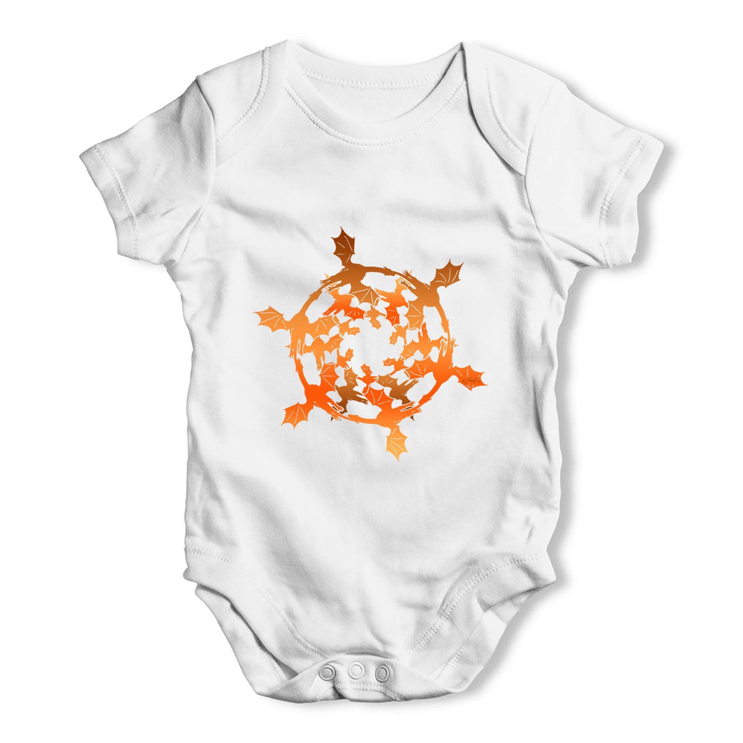 Dragons Spiral Baby Grow Bodysuit