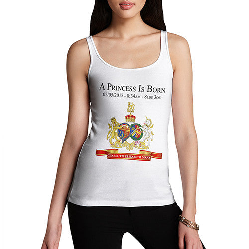 Women's Royal Baby A PRINCESS IS BORN Tank Top