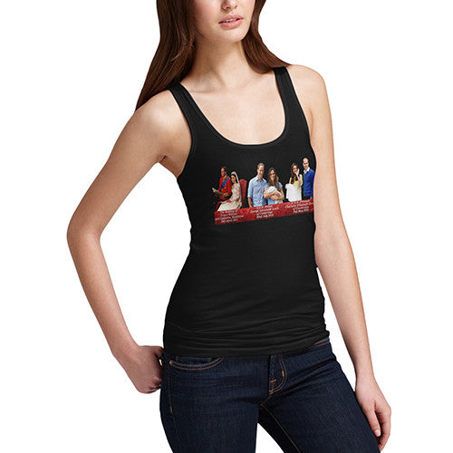 Women's Kate And William Royal Timeline Tank Top