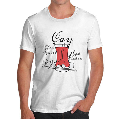 Men's Tea Recipe Turkish Cay T-Shirt