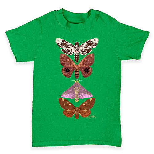Butterflies And Moths Baby Toddler T-Shirt