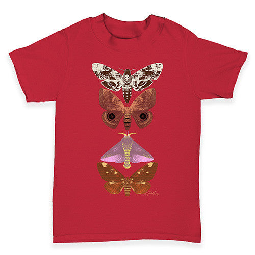 Butterflies And Moths Baby Toddler T-Shirt