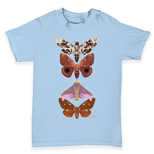 Butterflies And Moths Baby Toddler T-Shirt