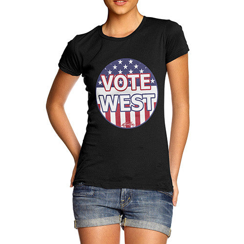 Women's Vote for Kanye West US President T-Shirt