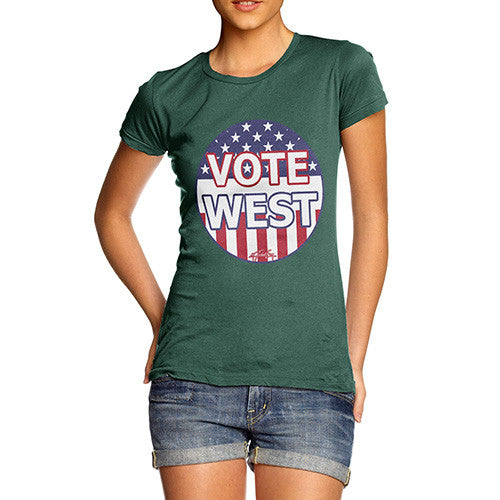 Women's Vote for Kanye West US President T-Shirt