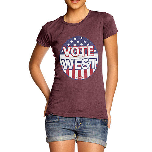 Women's Vote for Kanye West US President T-Shirt