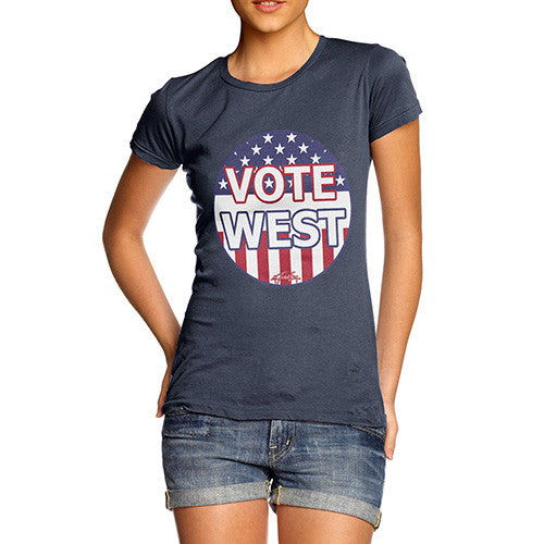Women's Vote for Kanye West US President T-Shirt