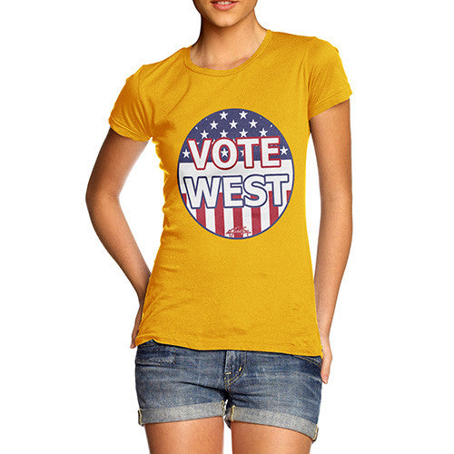 Women's Vote for Kanye West US President T-Shirt