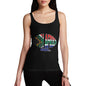 Women's South Africa Rugby Ball Flag Tank Top