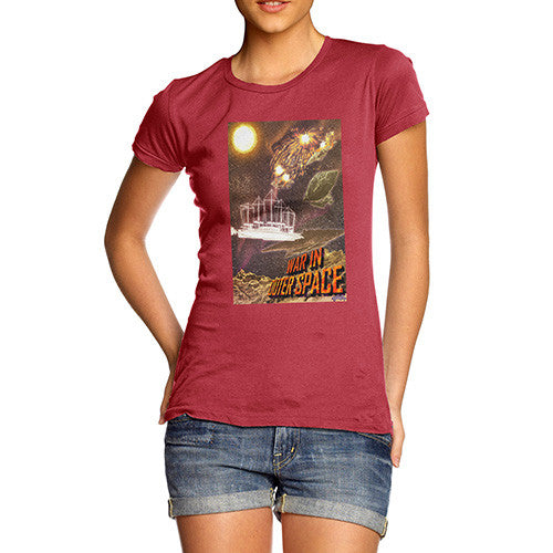 Women's War In Outer Space T-Shirt