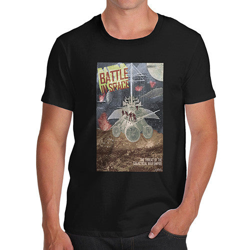 Men's Galactic Battle In Space T-Shirt