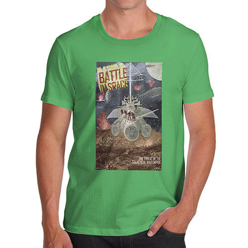 Men's Galactic Battle In Space T-Shirt