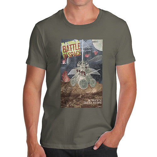 Men's Galactic Battle In Space T-Shirt