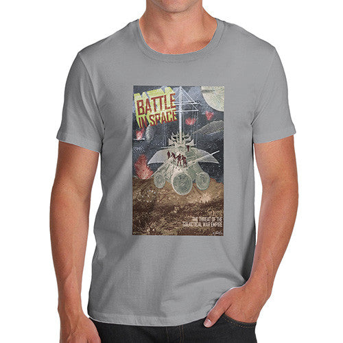 Men's Galactic Battle In Space T-Shirt