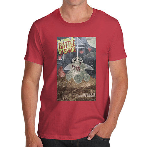 Men's Galactic Battle In Space T-Shirt