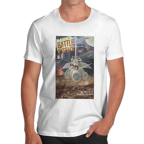 Men's Galactic Battle In Space T-Shirt