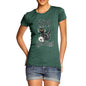 Women's Happy Halloween Black Cat T-Shirt