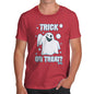 Men's Trick or Treat Spooky Ghost T-Shirt