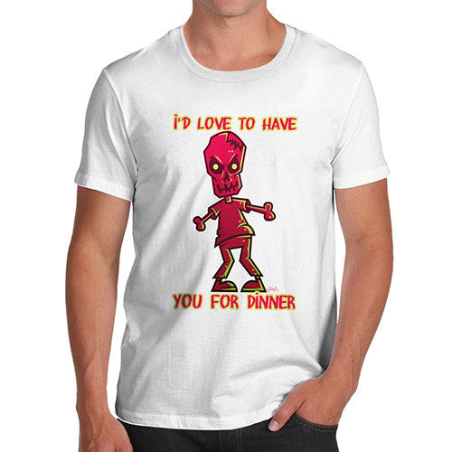Men's Zombie Love You Have You For Dinner T-Shirt