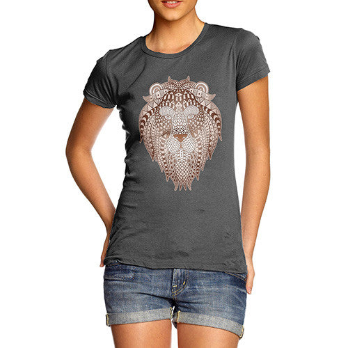 Women's Tribal Lion Head T-Shirt