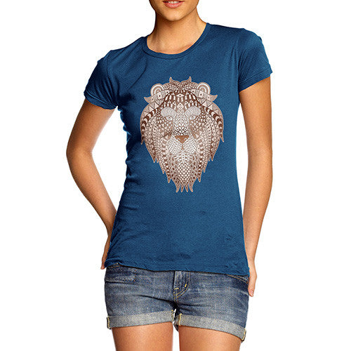 Women's Tribal Lion Head T-Shirt