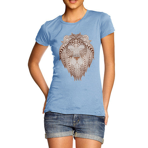 Women's Tribal Lion Head T-Shirt