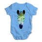 Galaxy Zebra Head Baby Grow Bodysuit