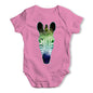 Galaxy Zebra Head Baby Grow Bodysuit