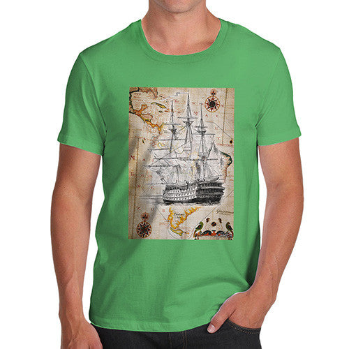 Men's Treasure Map T-Shirt