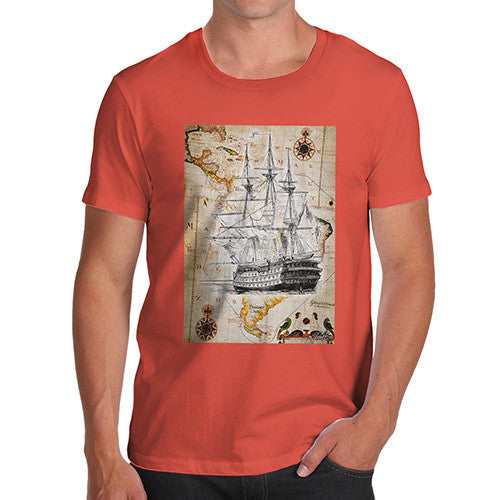 Men's Treasure Map T-Shirt