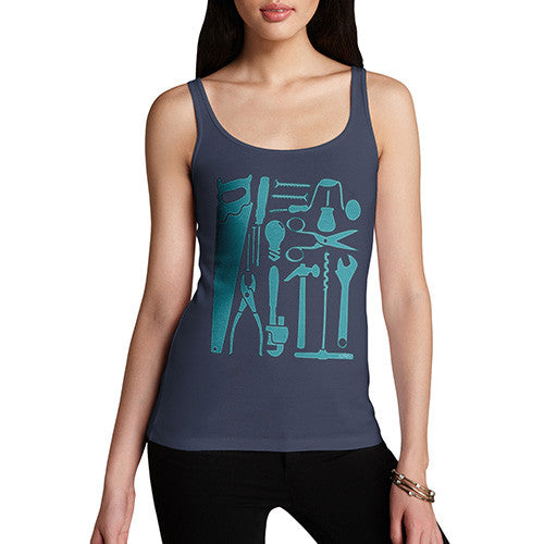 Women's Tools of Mass Construction Tank Top