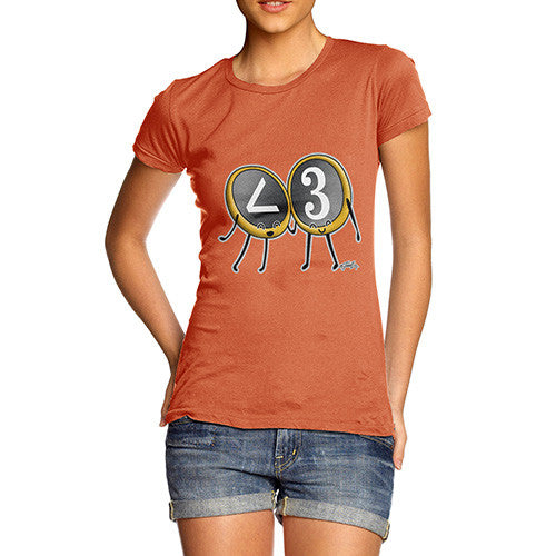 Women's Less Than Three T-Shirt