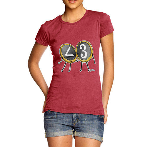 Women's Less Than Three T-Shirt