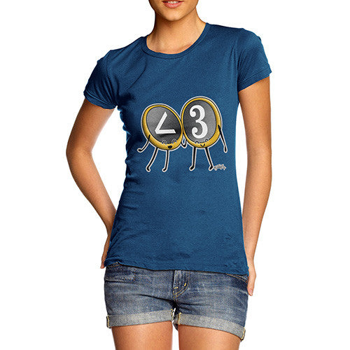 Women's Less Than Three T-Shirt