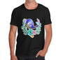 Men's Zentangle Pop Art Starling Bird T-Shirt