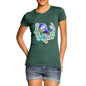 Women's Zentangle Pop Art Starling Bird T-Shirt
