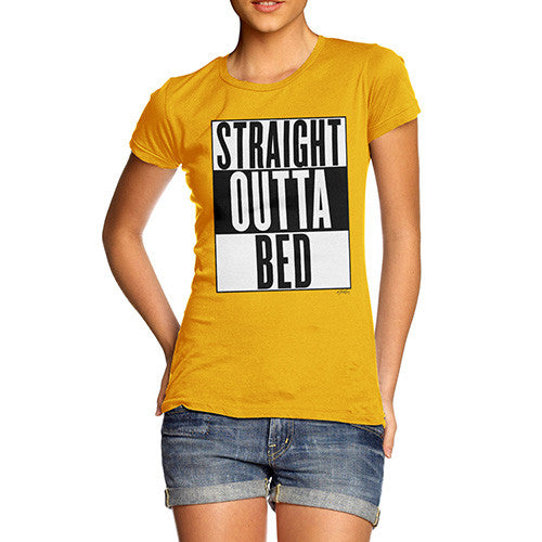Women's Straight Outta Bed T-Shirt