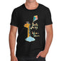 Men's Funny High as a Kite Giraffe T-Shirt