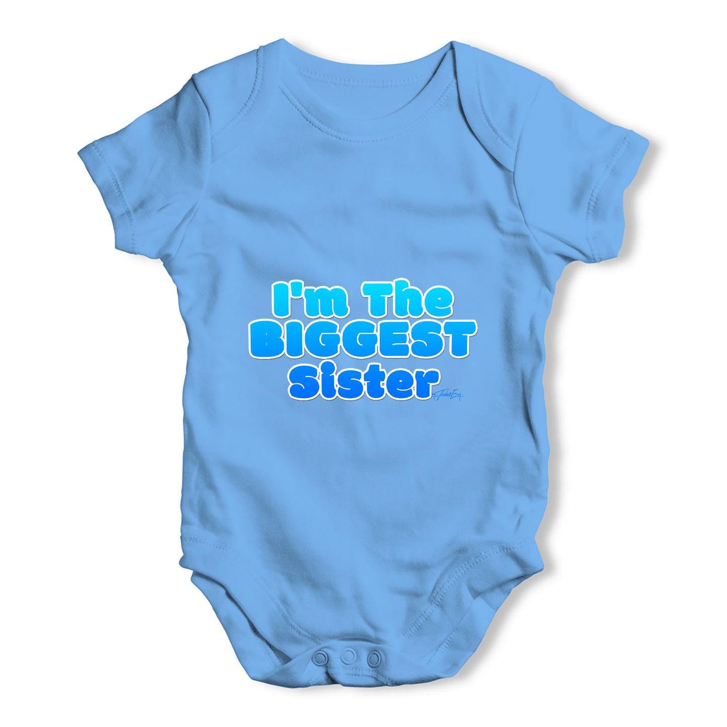 I'm The Biggest Sister Baby Grow Bodysuit
